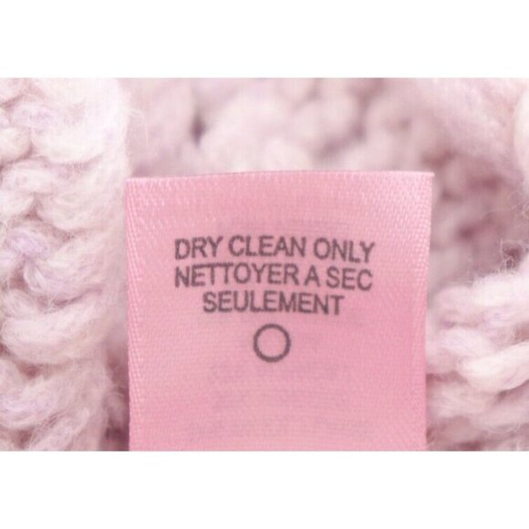 Calypso Women Size 1 Lilac Purple Cardigan Sweater Crochet Knit S/S Alpaca Shirt - Picture 5 of 9